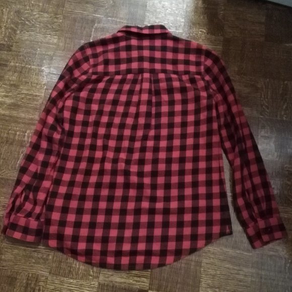 Madewell Buffalo Check Plaid Flannel Shirt - Picture 3 of 3